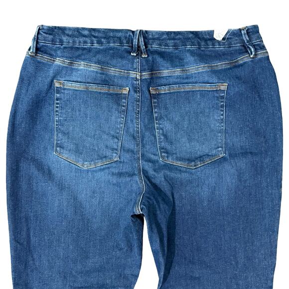 Good American Calic Denim Blue822 Always Fits Good Classic Jeans 20-26 NEW Tags - Picture 10 of 10